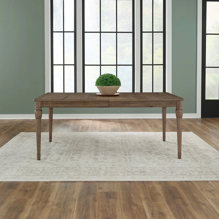Hickory Grove Rectangular Leg Table image