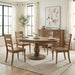Homestead Haven 5 Piece Pedestal Table Set image