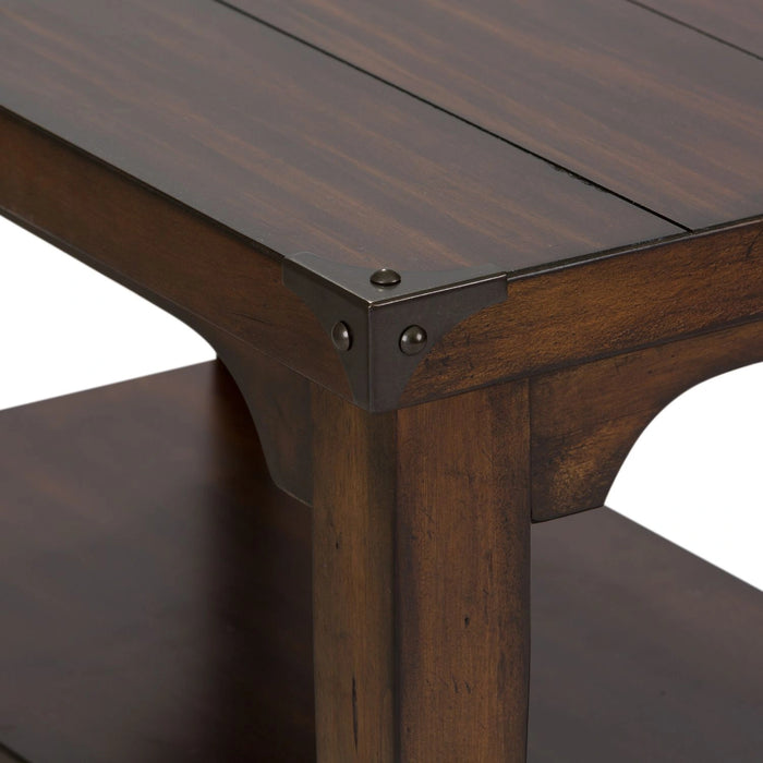 Aspen Skies Chair Side Table in Russet Brown image