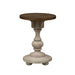 Morgan Creek Chair Side Table in Antique White image