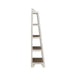 Magnolia Manor Leaning Pier Bookcase in Antique White & Weathered Bark image