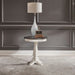 Allyson Park Chair Side Table in Wirebrushed White image
