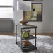 Modern View Tiered End Table in Gray image