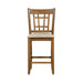 Santa Rosa 24 Inch Lattice Back Counter Chair image