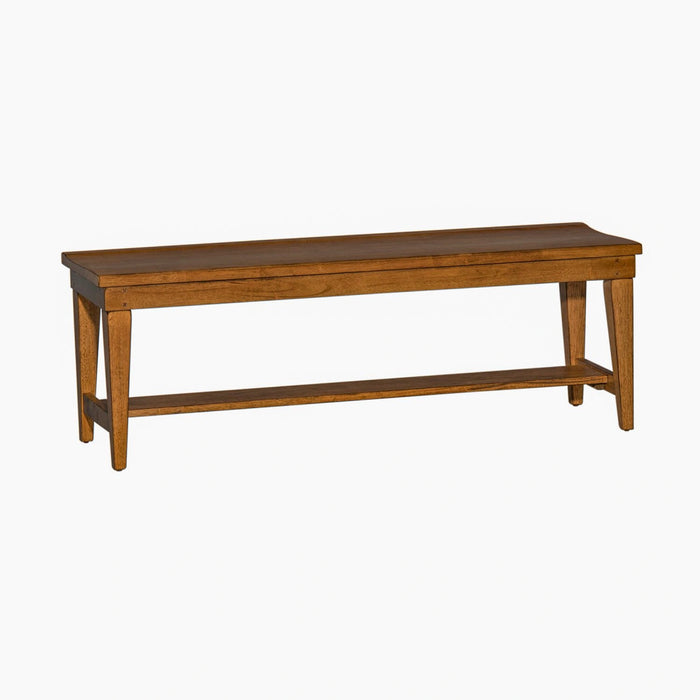 Hearthstone Bench in Rustic Oak image