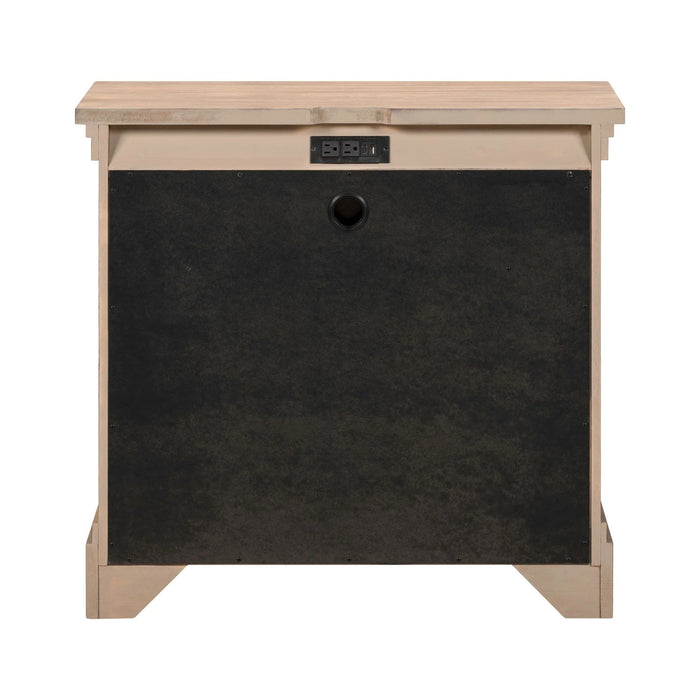 Haven Hills Bedside Chest w/ Charging Station image