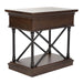 Tribeca Chairside Table in Cordovian Brown image