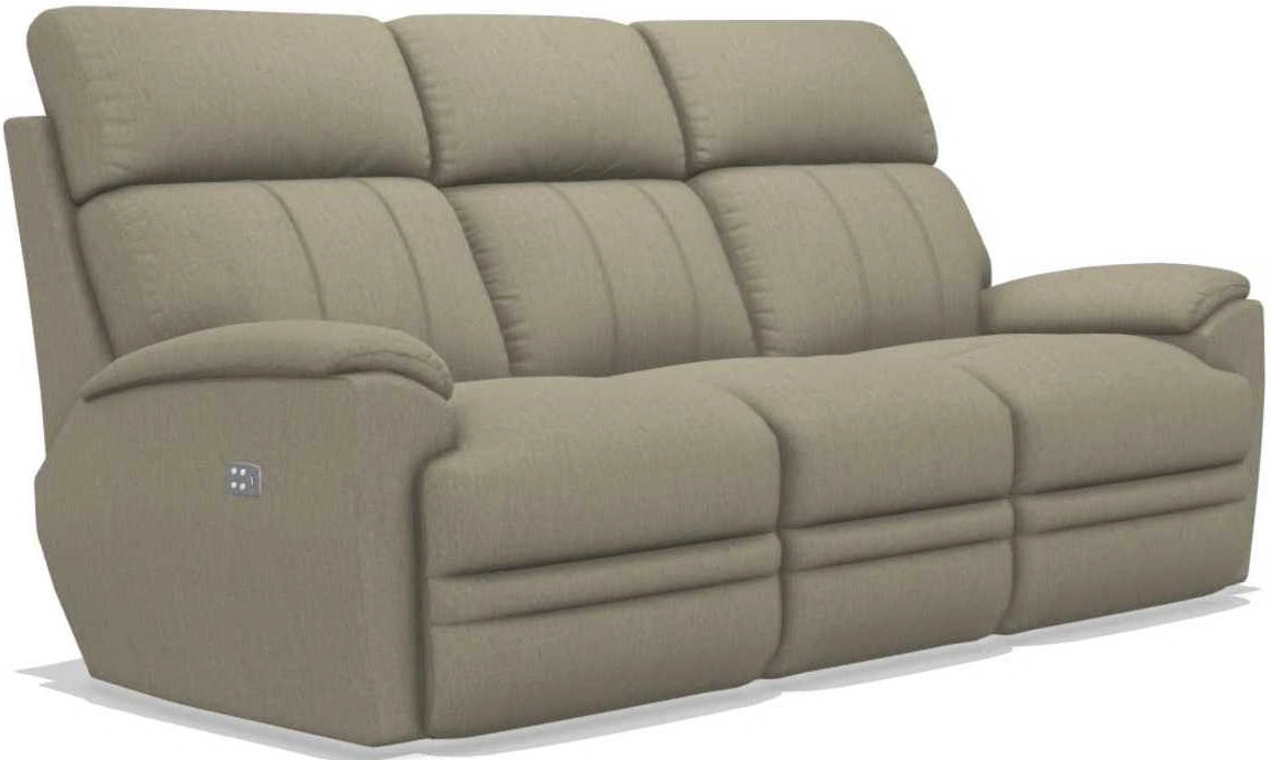 La-Z-Boy Talladega Teak Power Reclining Sofa w/ Headrest