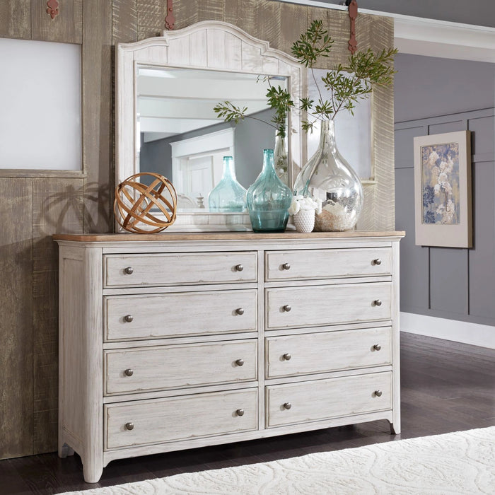 Farmhouse Reimagined Poster Bed, Dresser & Mirror image