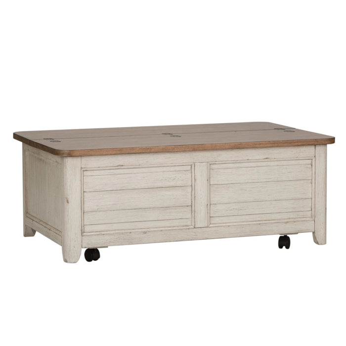Farmhouse Reimagined Storage Trunk in Antique White image