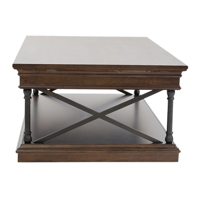 Tribeca Rectangular Cocktail Table in Cordovian Brown image