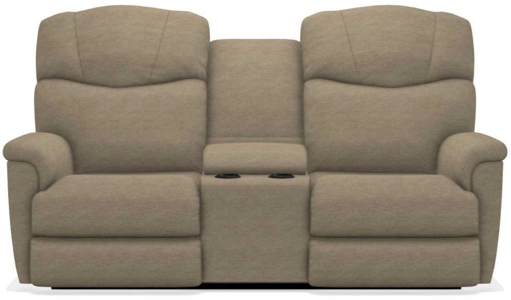 La-Z-Boy Lancer Power La-Z Time Tobacco Full Reclining Loveseat with Console