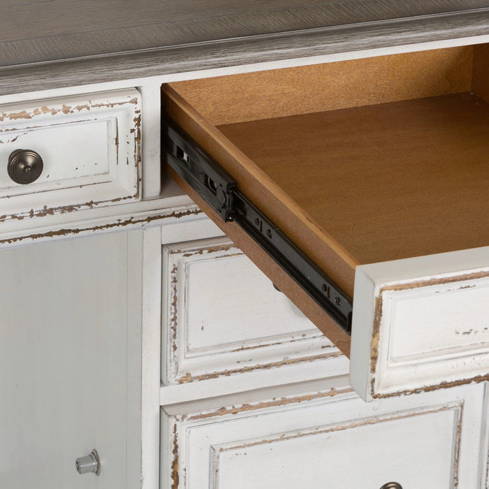 Magnolia Manor Credenza & Hutch image