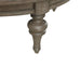 Americana Farmhouse Round Cocktail Ottoman in Dusty Taupe image