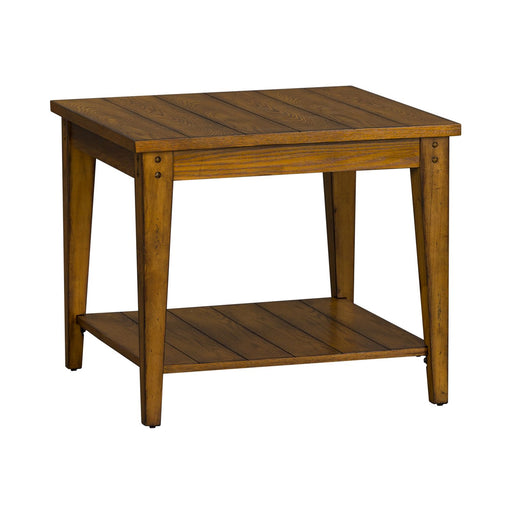 Lake House Square Lamp Table - Plourde Furniture Co (Caribou, ME)
