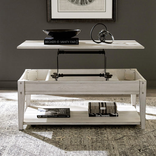 Lake House Lift Top Cocktail Table - Plourde Furniture Co (Caribou, ME)