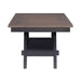 Lawson Pedestal Table in Weathered Gray 116GY-P4090 - Plourde Furniture Co (Caribou, ME)