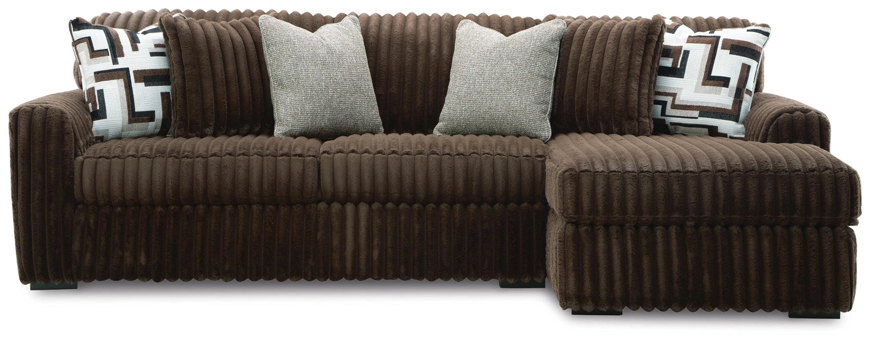 Midnight-Madness Sectional Sofa with Chaise