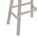 Creations 30 Inch Sawhorse Stool- White image