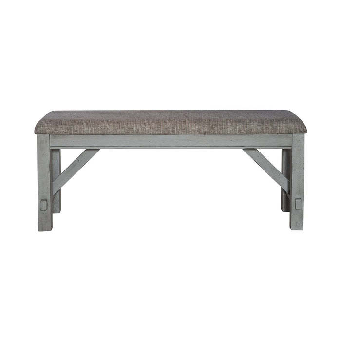 Newport Dining Bench in Smokey Grey - Plourde Furniture Co (Caribou, ME)