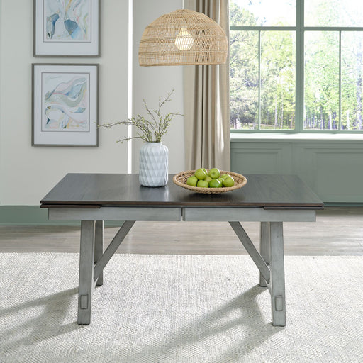 Newport Trestle Table Set - Plourde Furniture Co (Caribou, ME)