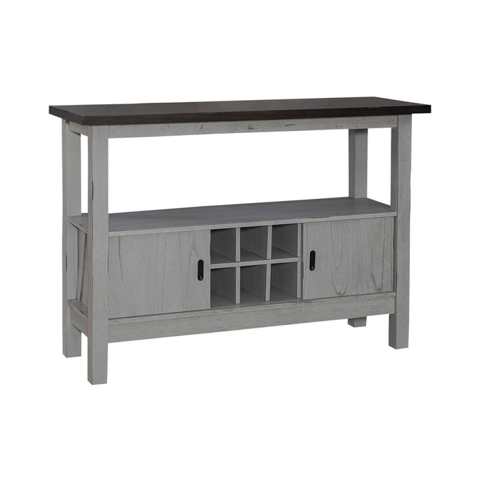 Newport Server in Smokey Grey - Plourde Furniture Co (Caribou, ME)
