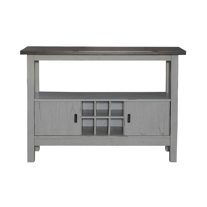 Newport Server in Smokey Grey - Plourde Furniture Co (Caribou, ME)