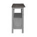 Newport Server in Smokey Grey - Plourde Furniture Co (Caribou, ME)