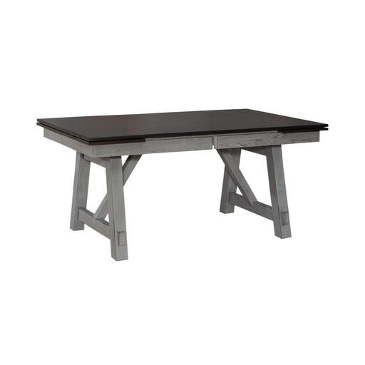Newport Trestle Table in Smokey Grey - Plourde Furniture Co (Caribou, ME)