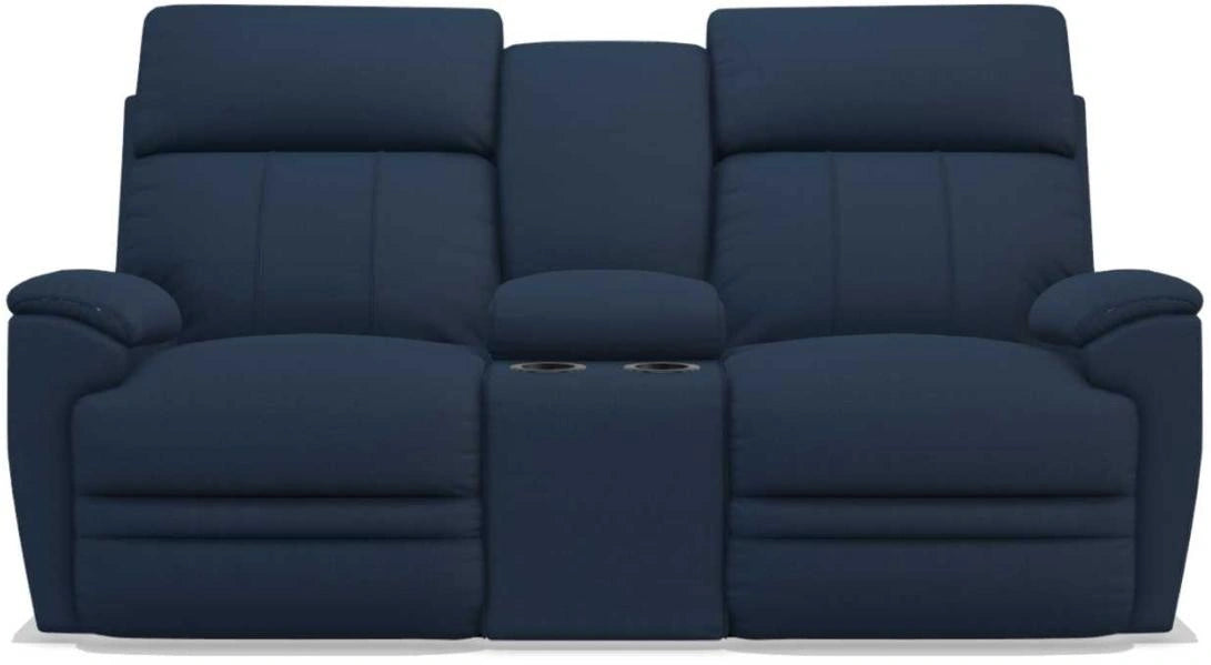 La-Z-Boy Talladega Admiral La-Z-Time Power-Reclineï¿½ Loveseat With Console & Power Headrest