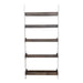 Farmhouse Leaning Bookcase in White/Oak - Plourde Furniture Co (Caribou, ME)