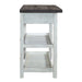 Farmhouse Server in White/Oak - Plourde Furniture Co (Caribou, ME)