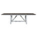 Farmhouse Trestle Table in White - Plourde Furniture Co (Caribou, ME)