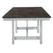 Farmhouse Trestle Table in White - Plourde Furniture Co (Caribou, ME)