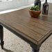 Harvest Home Rectangular Leg Dining Table in Chalkboard image