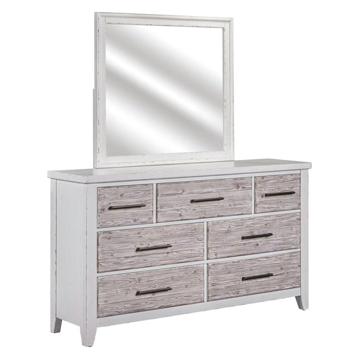 Backroads Dresser & Mirror - Plourde Furniture Co (Caribou, ME)