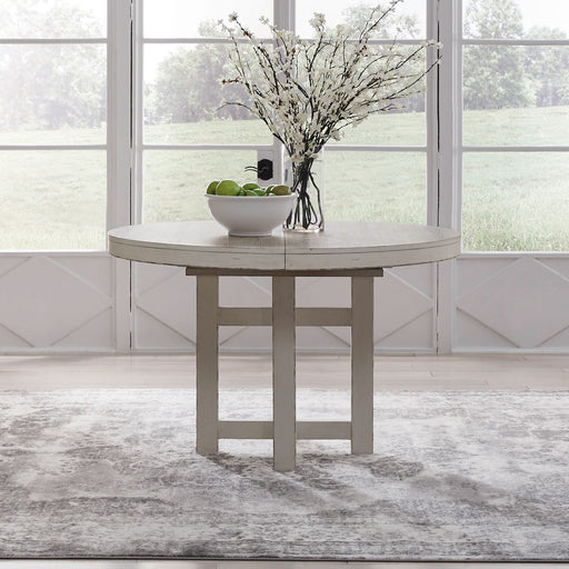 Backroads Pedestal Table Set - Plourde Furniture Co (Caribou, ME)