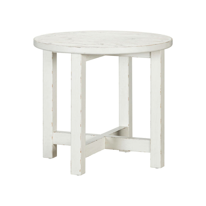 Backroads Round End Table - Plourde Furniture Co (Caribou, ME)