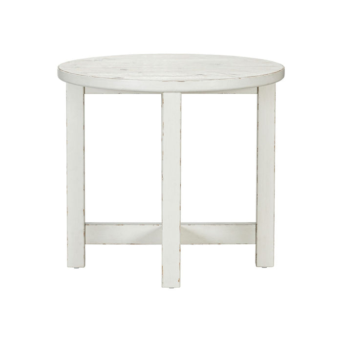 Backroads Round End Table - Plourde Furniture Co (Caribou, ME)