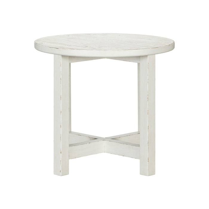 Backroads Round End Table - Plourde Furniture Co (Caribou, ME)