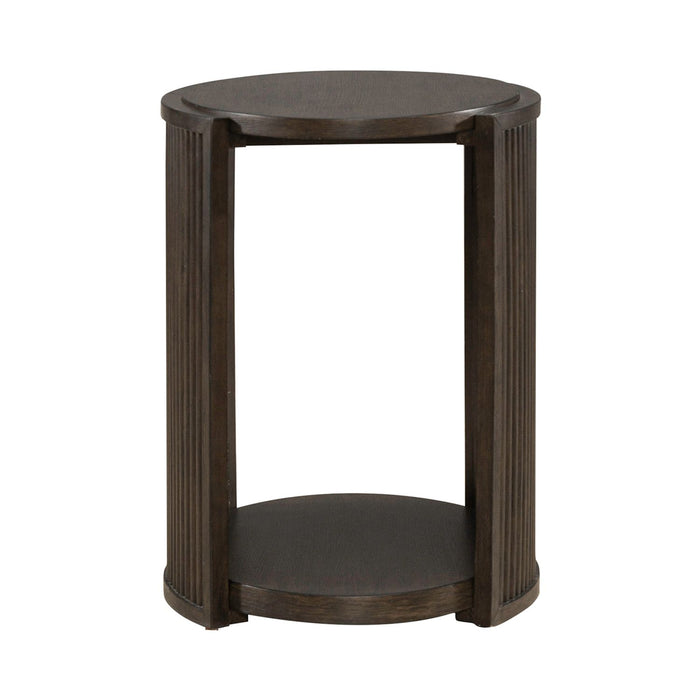 City View Chairside Table in Coffee Bean - Plourde Furniture Co (Caribou, ME)
