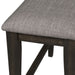 Double Bridge Counter Bench (RTA) in Dark Chestnut - Plourde Furniture Co (Caribou, ME)