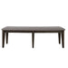 Double Bridge Bench (RTA) in Dark Chestnut - Plourde Furniture Co (Caribou, ME)