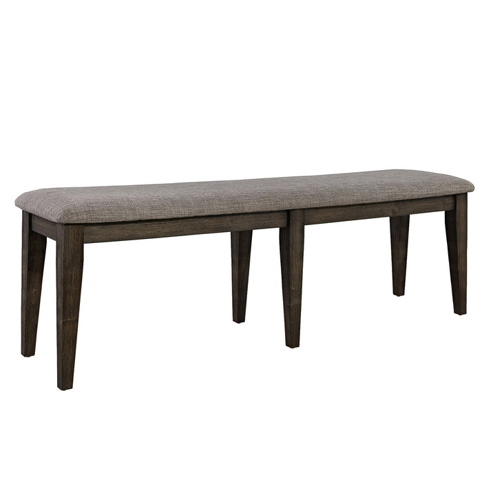 Double Bridge 6 Piece Trestle Table Set - Plourde Furniture Co (Caribou, ME)