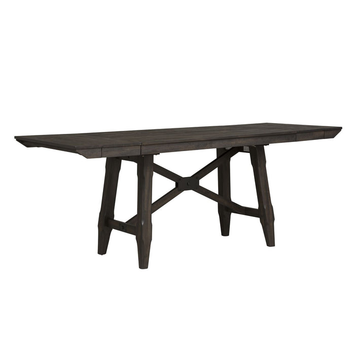 Double Bridge Opt 6 Piece Gathering Table Set - Plourde Furniture Co (Caribou, ME)