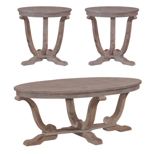 Greystone Mill 3 Piece Set (1-Cocktail 2-End Tables) - Plourde Furniture Co (Caribou, ME)