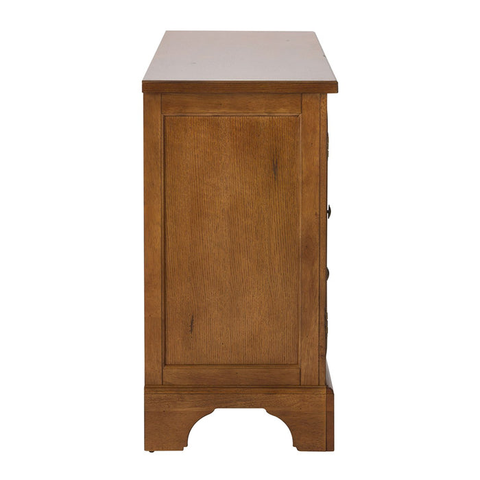 Treasures Buffet in Rustic Oak Finish - Plourde Furniture Co (Caribou, ME)