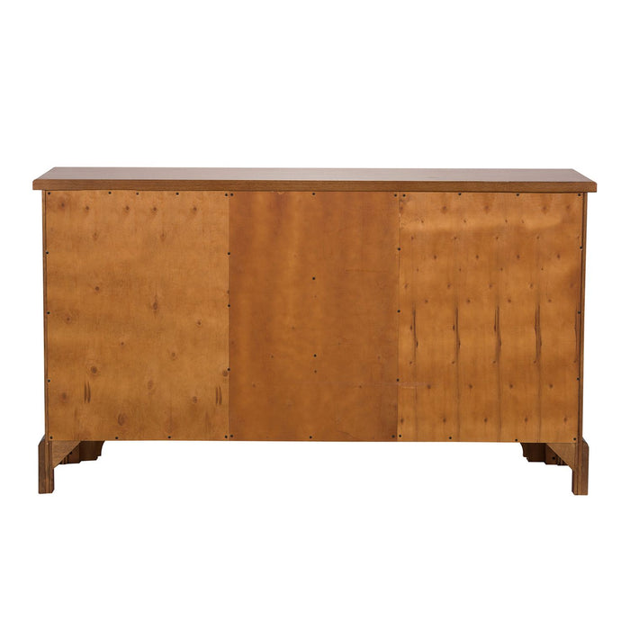 Treasures Buffet in Rustic Oak Finish - Plourde Furniture Co (Caribou, ME)
