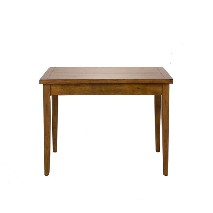 Treasures Rectangular Leg Table - Oak - Plourde Furniture Co (Caribou, ME)