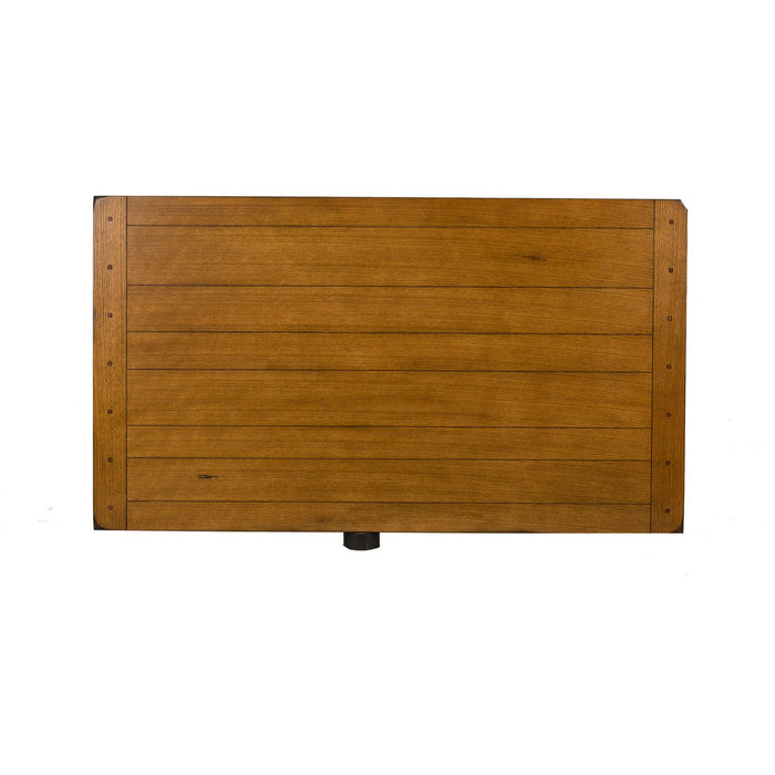 Treasures Rectangular Leg Table - Oak - Plourde Furniture Co (Caribou, ME)